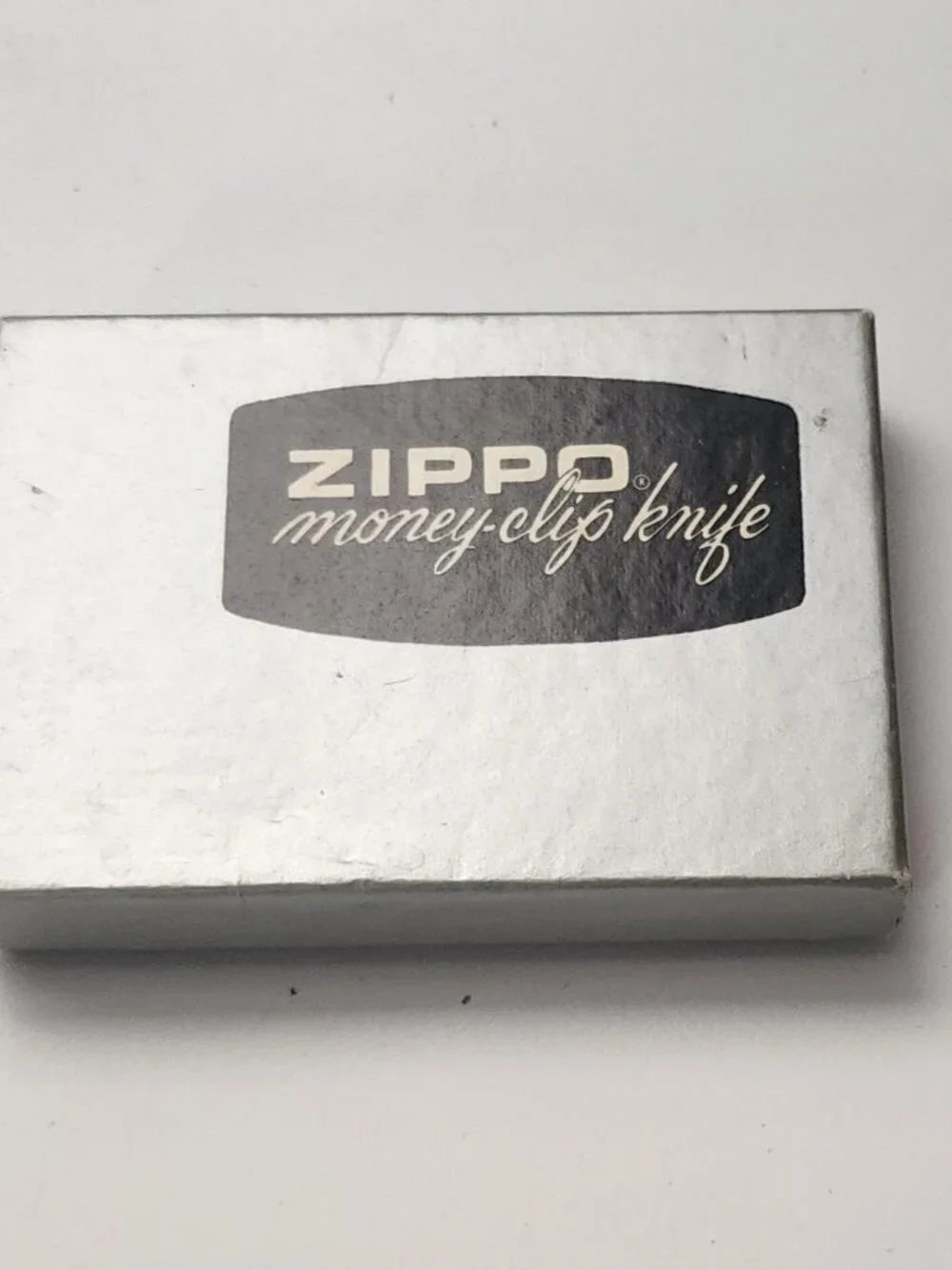 Rare Vintage Amoco Zippo Money Clip Knife